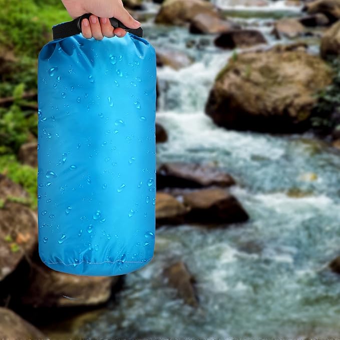 Shappy 6 Pcs Waterproof Dry Bag Set Ultralight Stuff Sack 20/15/10/8/5/3L - Image 6