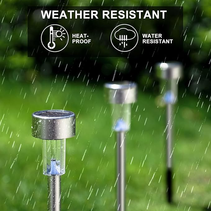 Dream Master Solar Lights Outdoor Waterproof, Stainless Steel LED Landscape - Image 5