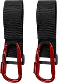 2 PCS UTV Hook for Hanging Headsets, Aluminum Alloy Stroller Carabiner Clips by Unknown
