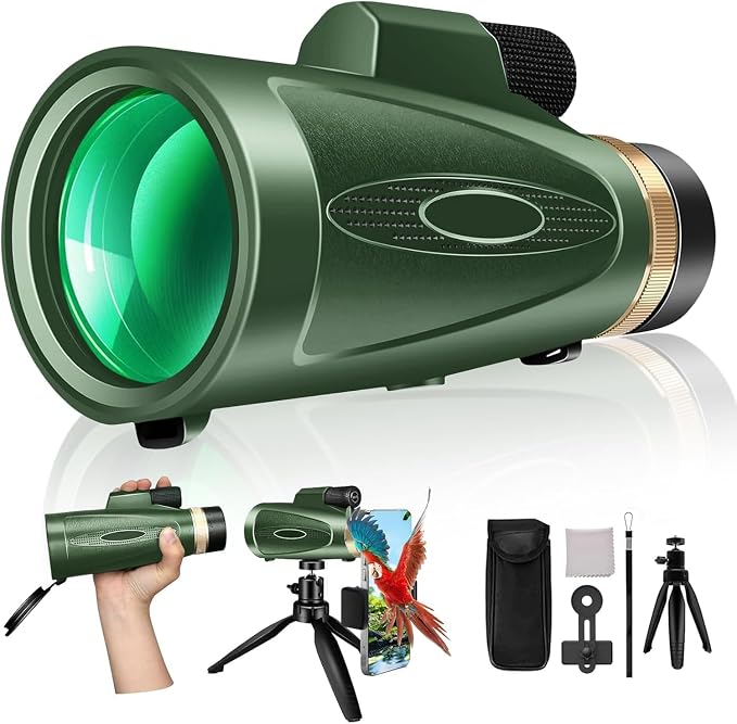 Monocular Telescope 80x100 High Power by ASxmhGo