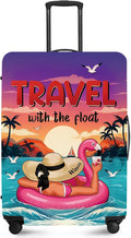 ANNA QUEEN Tropical Travel Flamingo Float Luggage Cover -Stretchable Airplane by ANNAQUEEN