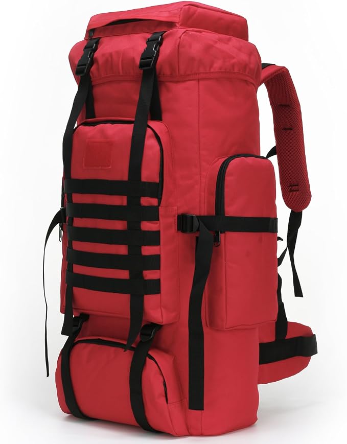 Hiking Backpack for Men 70L/100L Camping Backpack Military Rucksack Molle 3 by W+WINTMING