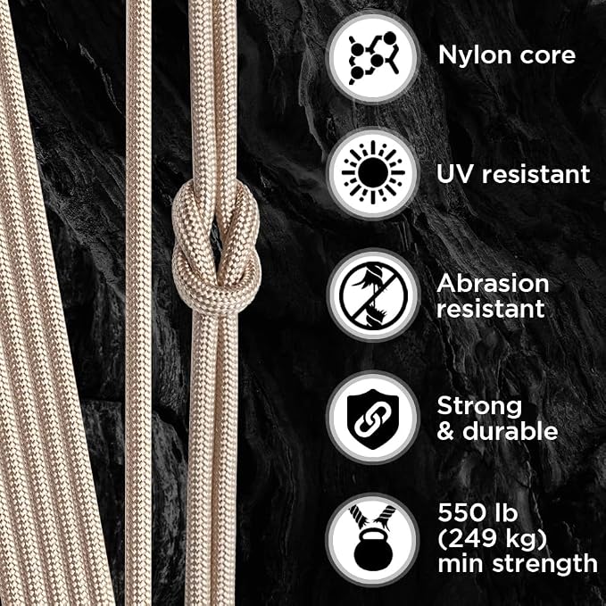 TECEUM 5/32" Paracord Rope 1000 – 1000ft / 200ft / 100ft / 50ft – Tactical - Image 3