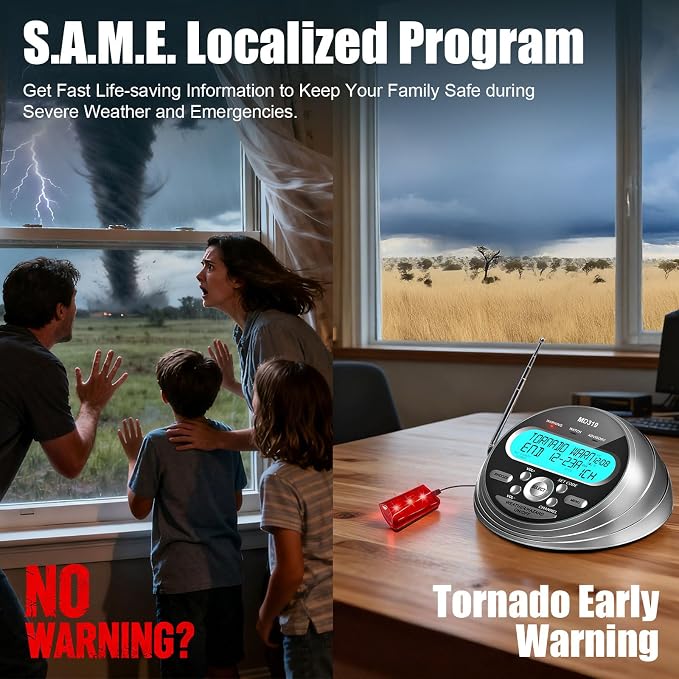 NOAA Weather Radio-S.A.M.E. Localized Programming, Weather Alert Radio - Image 2
