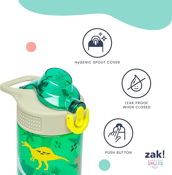 Zak Designs Barbie Sage Kids Water Bottle - Image 5