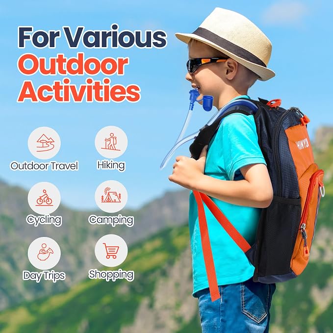 Shinylin 2 Pcs Kids Hydration Backpack - Image 6