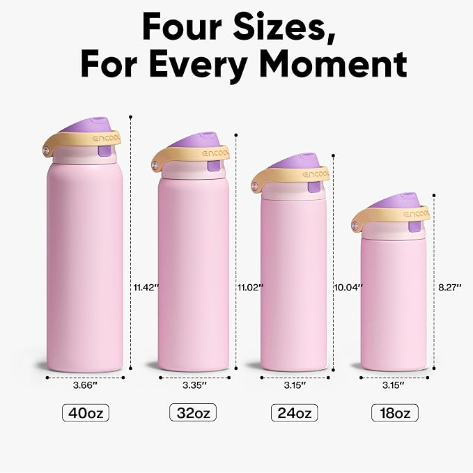 ENCOOL Leakproof Insulated Water Bottle - Image 9