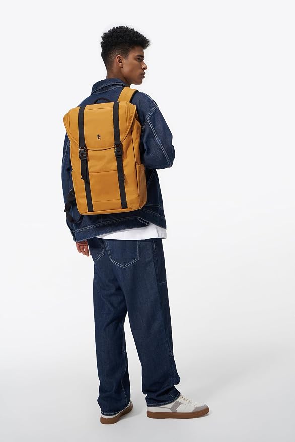 tomtoc Flap Laptop Backpack, Lightweight, Water-Resistant Casual Daypack - Image 2