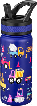 Fanhaw 18 Oz Kids Insulated Water Bottle by FANHAW