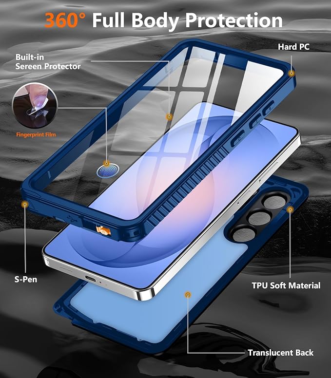Temdan Designed for Samsung Galaxy S26 Ultra Case Waterproof, Built-in Lens & - Image 4