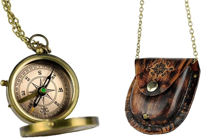 Handmade Antique Vintage Brass Compass | Exquisite Nautical Compass | Home by Super7One