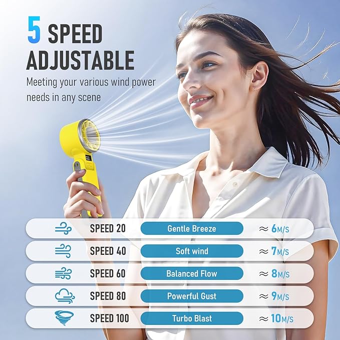 PlayHot Portable Handheld Turbo Fan - Image 3