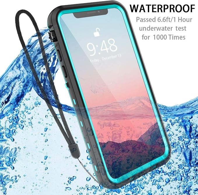 Compatible with iPhone 11 Pro Max Case, Waterproof Full Body Rugged Clear Slim - Image 2