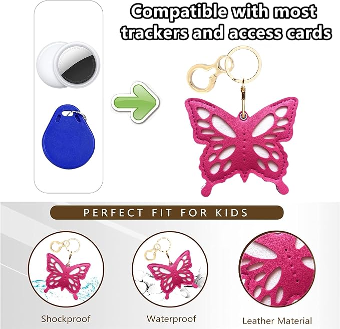 BORKUANA Leather Keychain Holder Case Compatible - Image 4