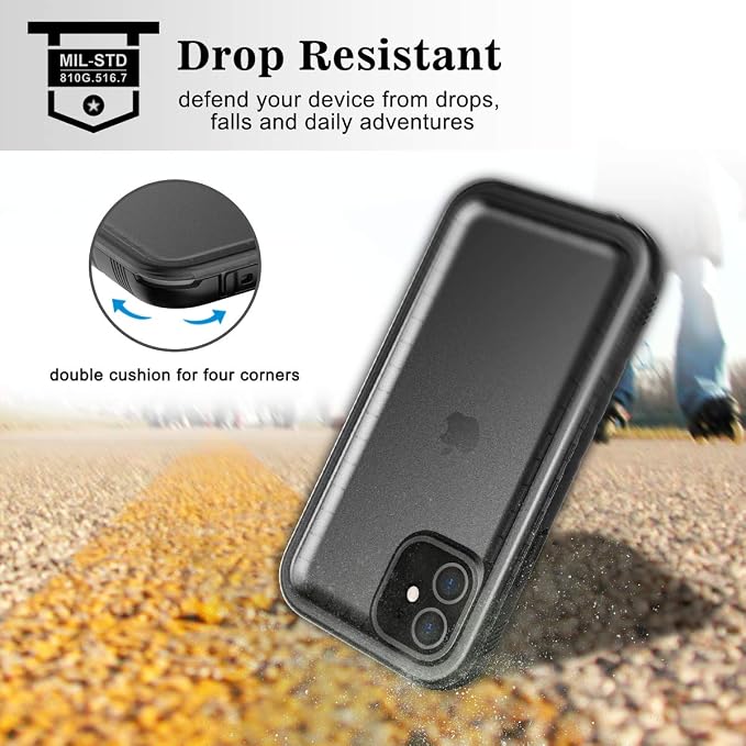 SPORTLINK Waterproof Case for iPhone 11, Full Body Heavy Duty Protection Full - Image 6