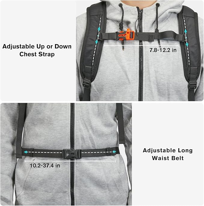 G4Free 30L Lightweight Hiking Backpack - Image 7