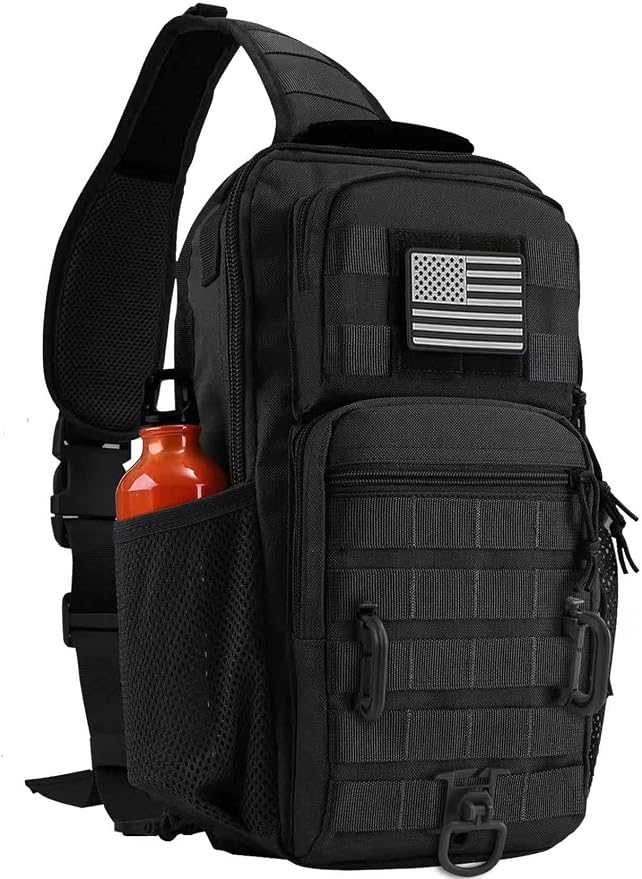 Rover Sling Pack Tactical Shoulder Sling Bag Backpack by HannibalTactical