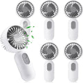 Rossesay 6 Pcs Mini Portable Fan Bulk Cute Handheld Lightweight Small Little by Rossesay