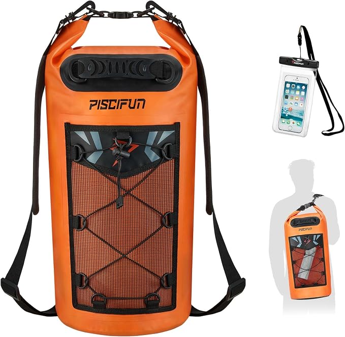 Piscifun Dry Bag, Waterproof Floating Backpack 10L/20L/30L/40L by Piscifun