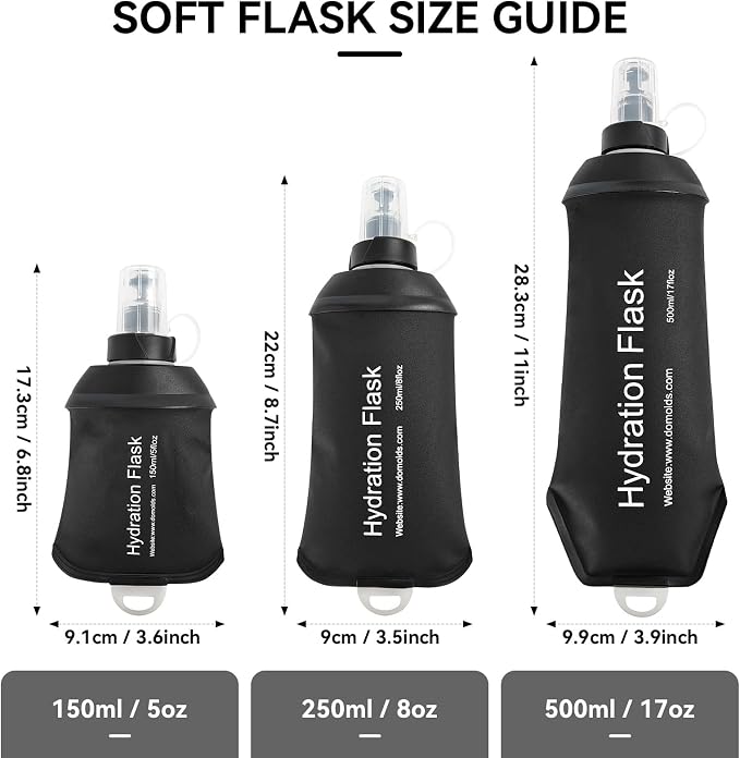 500ml Soft Flask Soft Water Bottle - Image 2