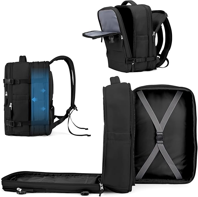 coowoz Large Travel Backpack For Women Men, Carry On Backpack, Hiking Backpack by coowoz