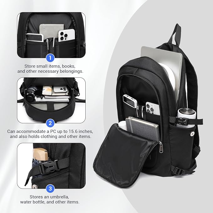 Kono Travel Laptop Backpack - Image 4