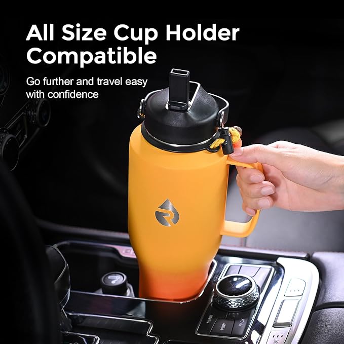 RAYMYLO Insulated Water Bottle 40oz, Stainless Steel Water Bottle - Image 6