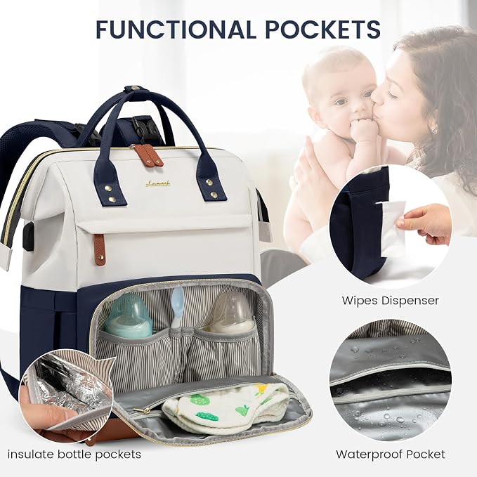 LOVEVOOK Diaper Bag Backpack, Baby Bag - Image 3
