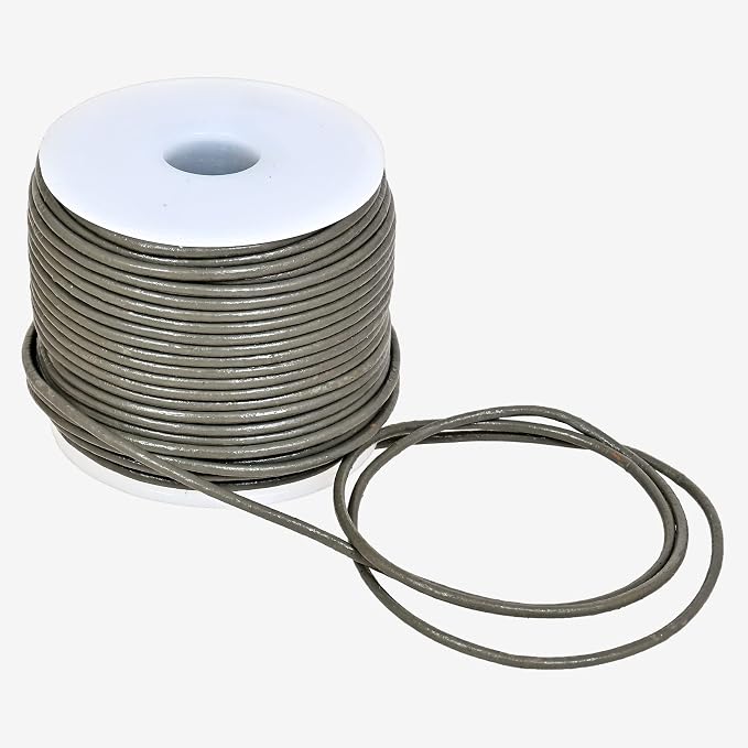 GENIQUE Real/Genuine Round Leather String Cord - Image 4