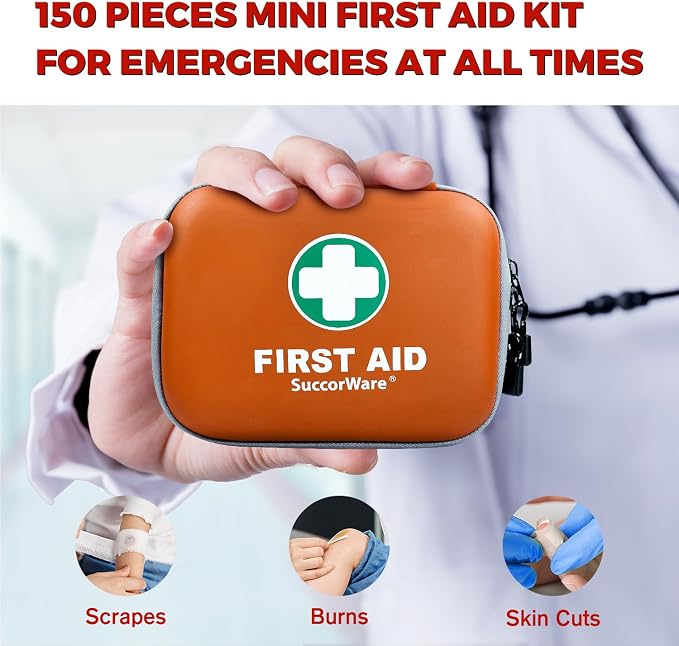 SuccorWare 150 Pieces Mini First Aid Kit - Image 5