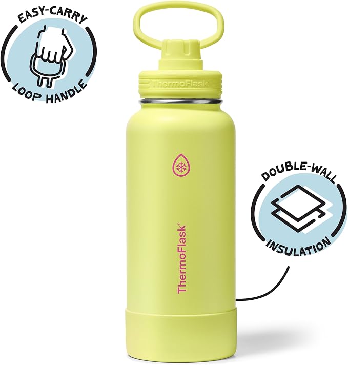 ThermoFlask 32 oz Double Wall Vacuum Insulated Stainless Steel Water Bottle - Image 2