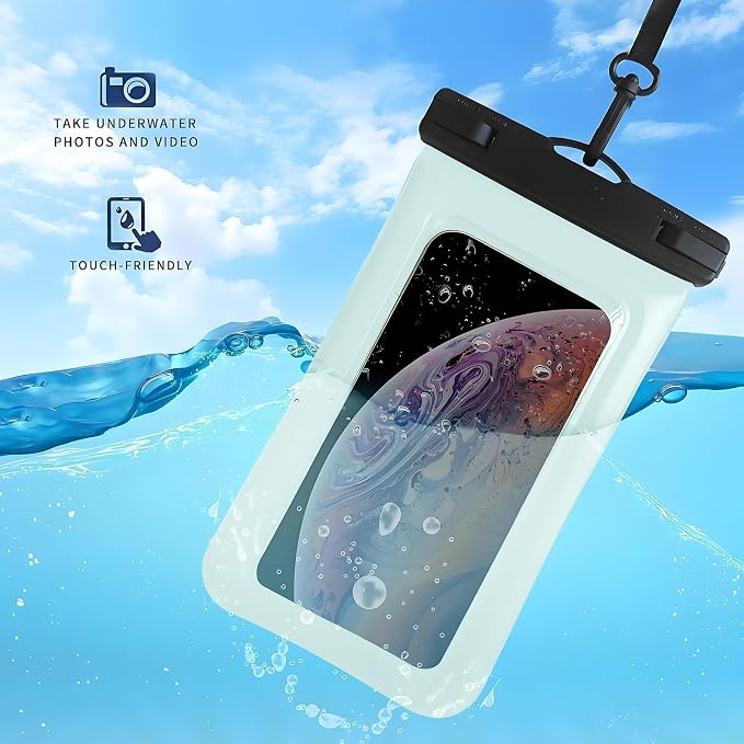 Floatable Soap Bubble Waterproof Phone Pouch/Case - Image 5