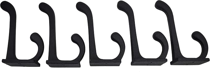 Claimed Corner Cast Iron Coat Hooks - Image 5
