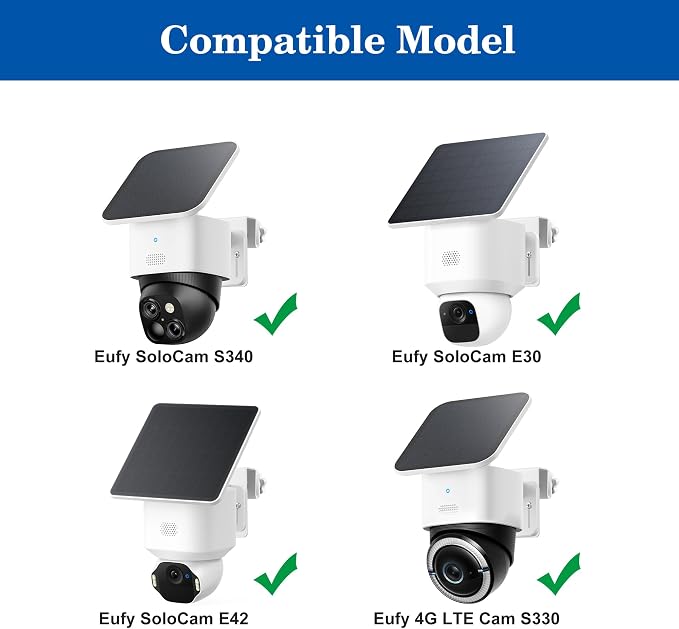 Gutter Mount Bracket for Eufy Security SoloCam S340/E30/E42 and 4G LTE Cam S33 - Image 2