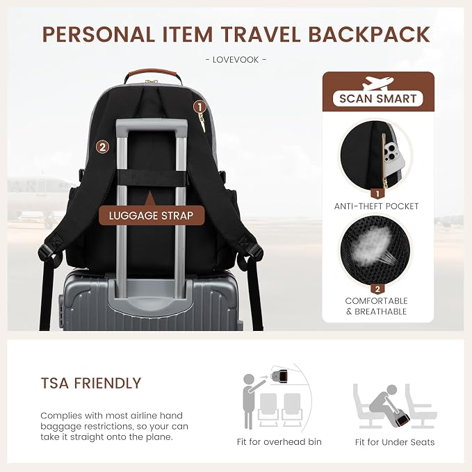 LOVEVOOK Laptop Backpack for Women - Image 6