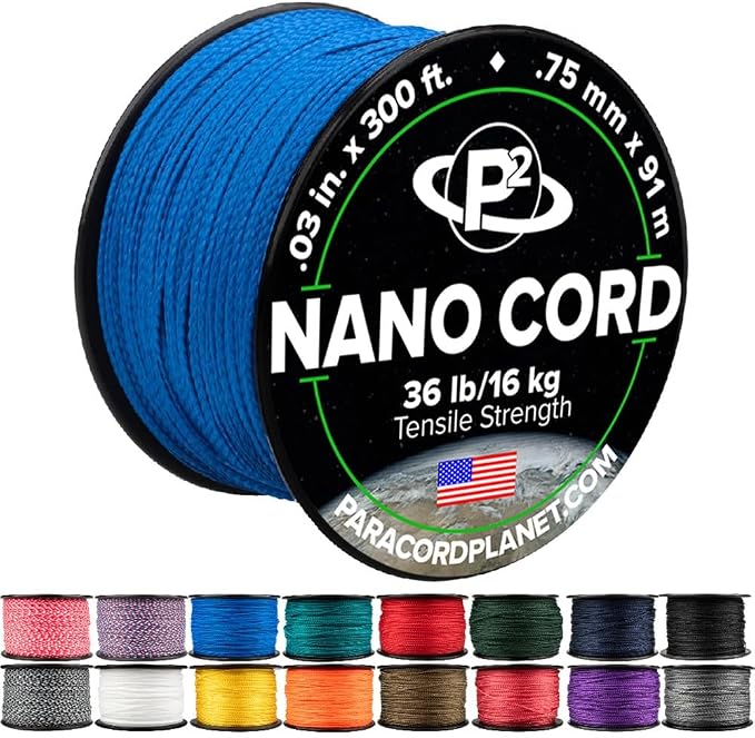 Paracord Planet Nano Cord –Lightweight Nylon Nano Paracord – Great by ParacordPlanet