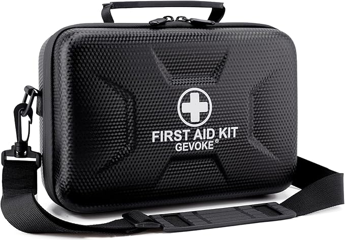 Gevoke 410 Piece Waterproof Hard Shell First Aid Kit by Gevoke