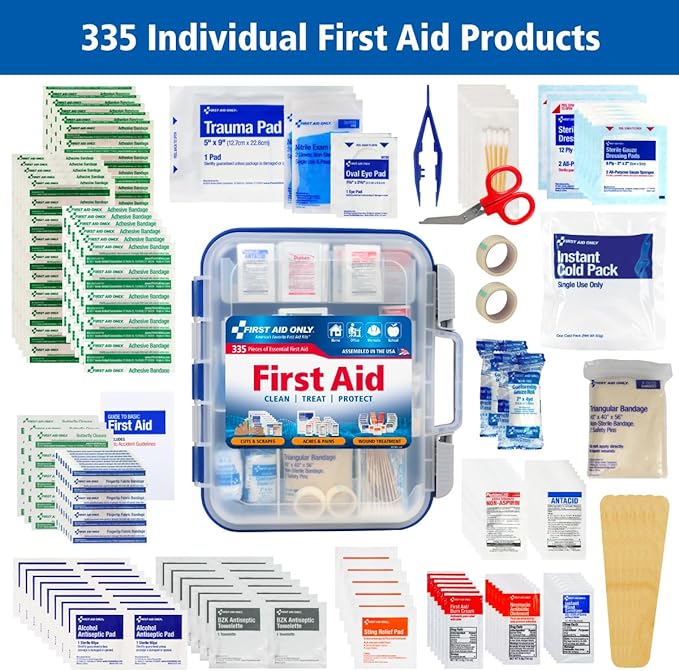 First Aid Only 91247 OSHA-Compliant First Aid Kit, All-Purpose 100-Person - Image 4