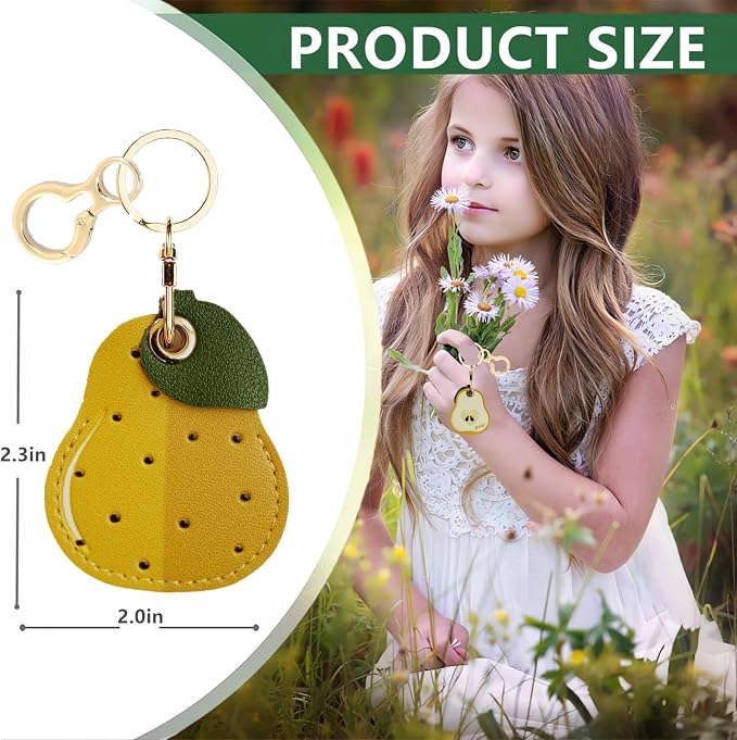 Leather Keychain Holder Case Compatible - Image 2