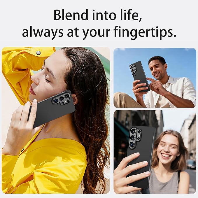 GRECAZO Slim Borderless for Samsung Galaxy S26 Phone Case 6.3" Ultra-Thin - Image 7