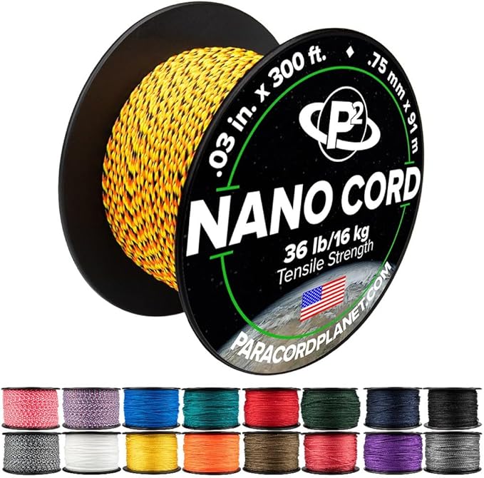 Paracord Planet Nano Cord –Lightweight Nylon Nano Paracord – Great by ParacordPlanet