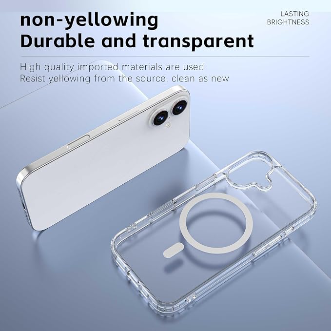 Magnetic Designed for iPhone 17 Case Clear - Image 4