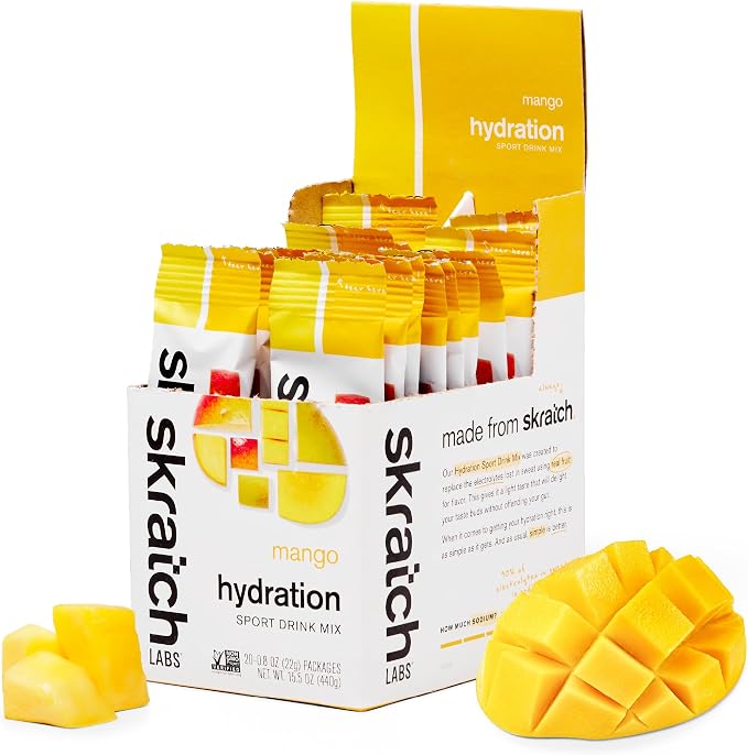 Skratch Labs Hydration Sports Drink Mix Packets – Real‑Fruit Electrolyte Powder by SkratchLabs