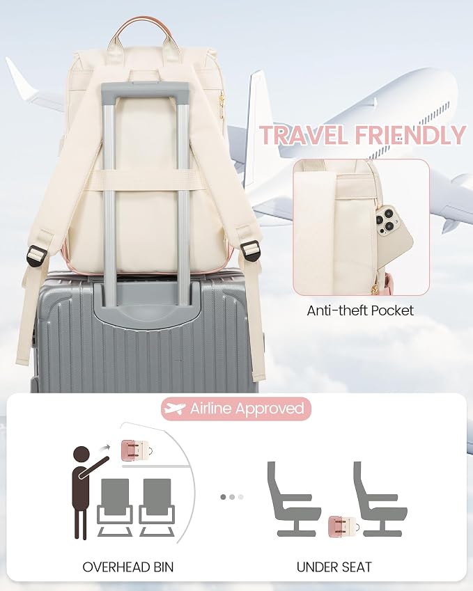 LOVEVOOK Travel Laptop Backpack Purse - Image 3