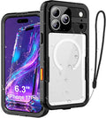 Phone Case for iPhone 17 Pro, IP68 Submersible Military Grade Waterproof by FXXXLTF