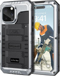 Mitywah Waterproof Case for iPhone 16 Pro Max, Heavy Duty Metal Cover by Mitywah