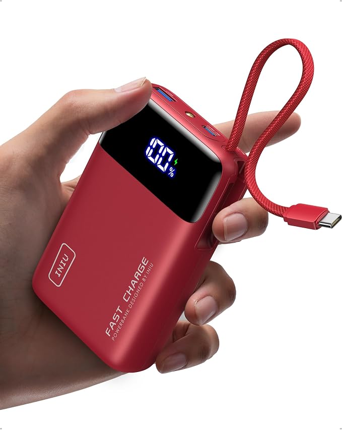 INIU 20000mAh Power Bank, Small Portable Charger, 45W PD Fast Charging Battery by INIU