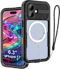 Waterproof Case for ‌iPhone 17, IP68 Certified, Military Grade Shockproof & by FXXXLTF