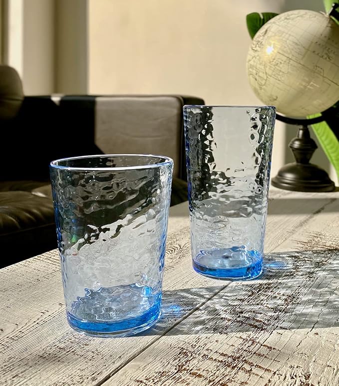 KLIFA- NICE- 14.7 & 20 ounce, Acrylic Tumbler & Highball Drinking Glasses Cups - Image 7