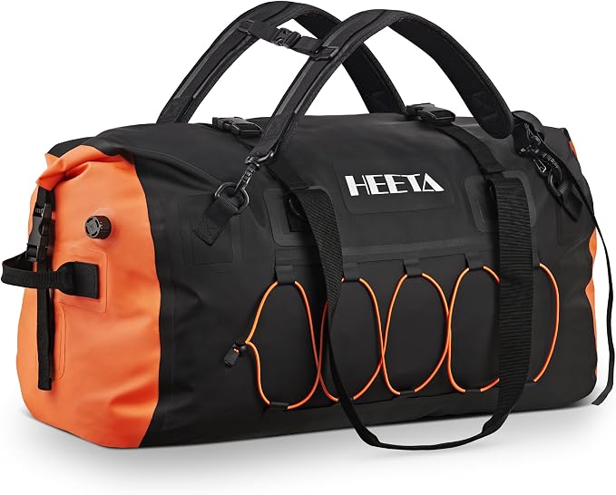 HEETA Waterproof Duffel Bag Motorcycle Dry Bag Backpack, 60L/80L Extra Large by HEETA
